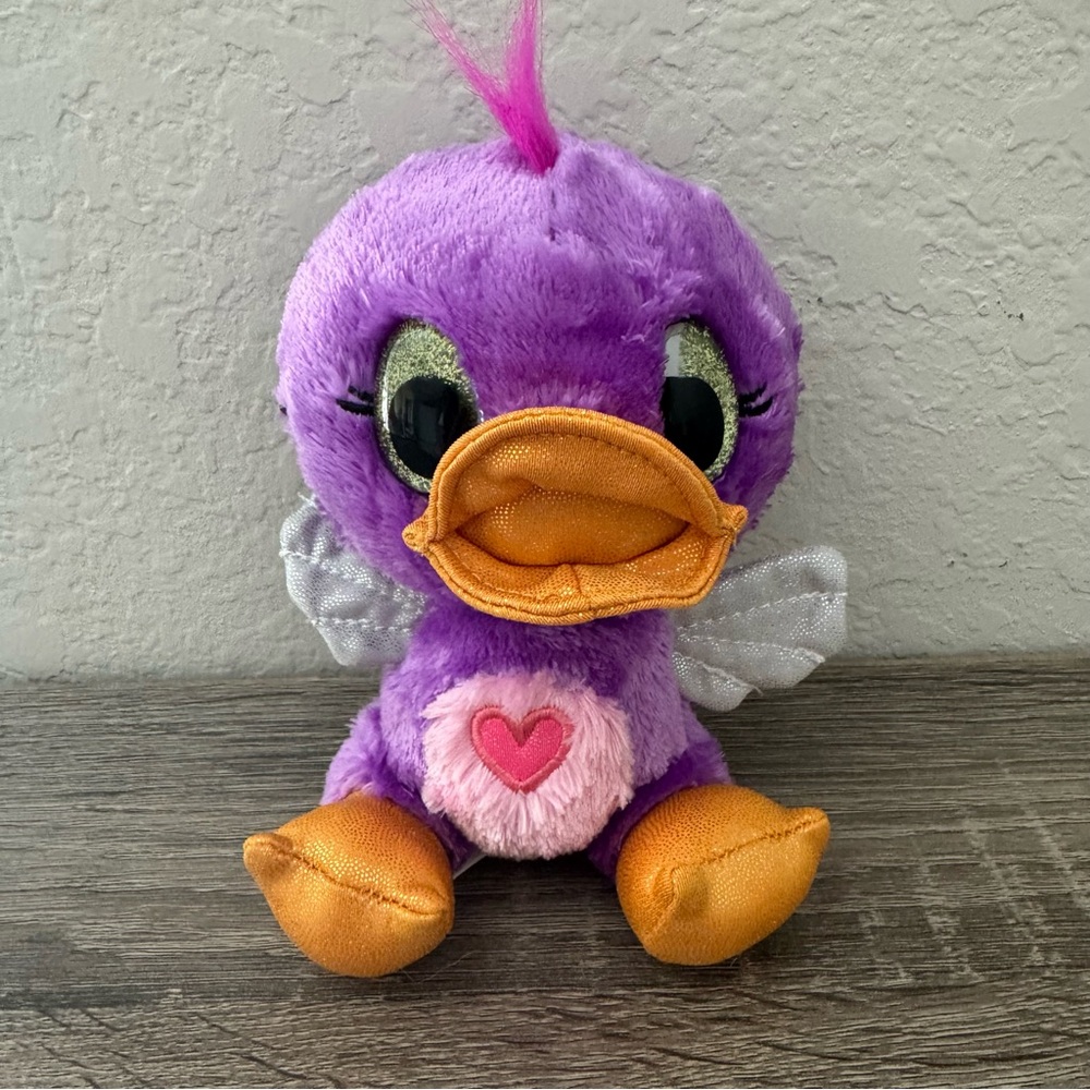 Hatchimals Purple Duck Plush Spinmaster Hatchibuddies 6” Stuffed Animal